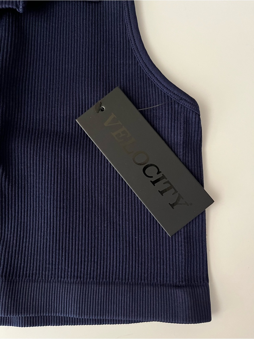 Velocity | NWT Seamless Fairway Polo Crop Tank - Picture 4 of 5